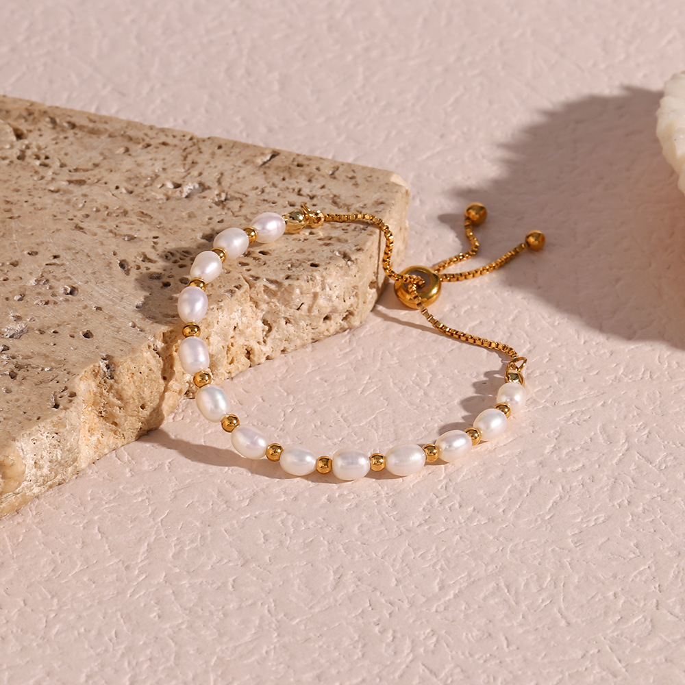 18k Freshwater Pearl Bracelet